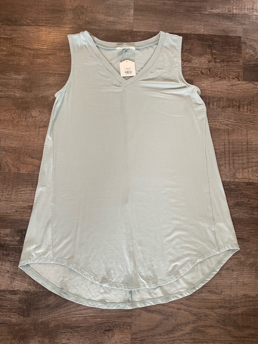 Zenana Outfitters Light Sage V-Neck Tee